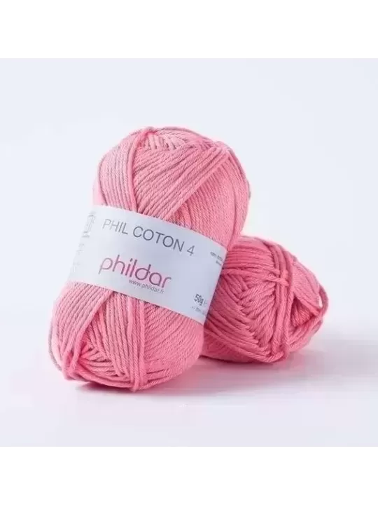 Fils & Laines PHILDAR - PHIL COTON 4 Coloris BERLINGOT