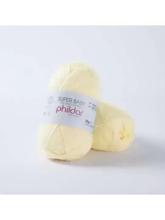 Fils & Laines PHILDAR - SUPER BABY Coloris POUSSIN