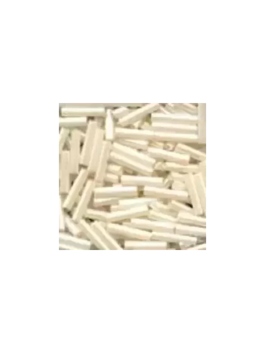 Perles à broder MILL HILL 80123 Cream - Medium Bugle Seed Beads