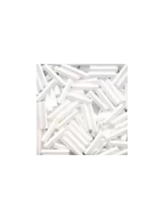 Perles à broder MILL HILL 80479 White - Medium Bugle Seed Beads