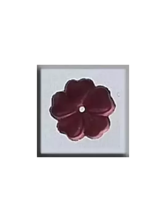 Charms MILL HILL 12008 5 Petal Flower Matte Rose - Glass Treasures