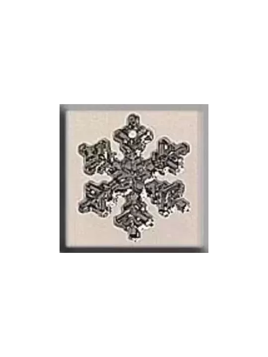 Charms MILL HILL 12035 Small Snowflake Crystal Bright - Glass Treasures