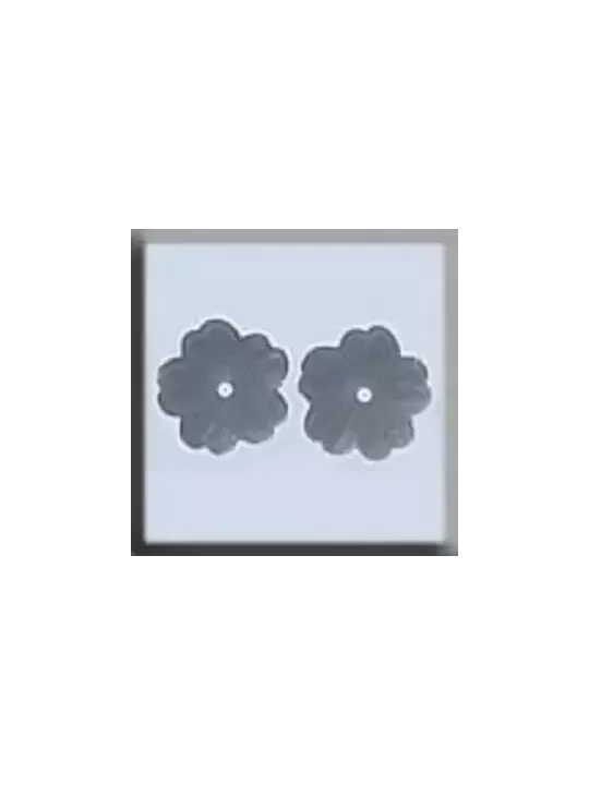 Charms MILL HILL 12118 Petite Flower Matte Silver - Glass Treasures