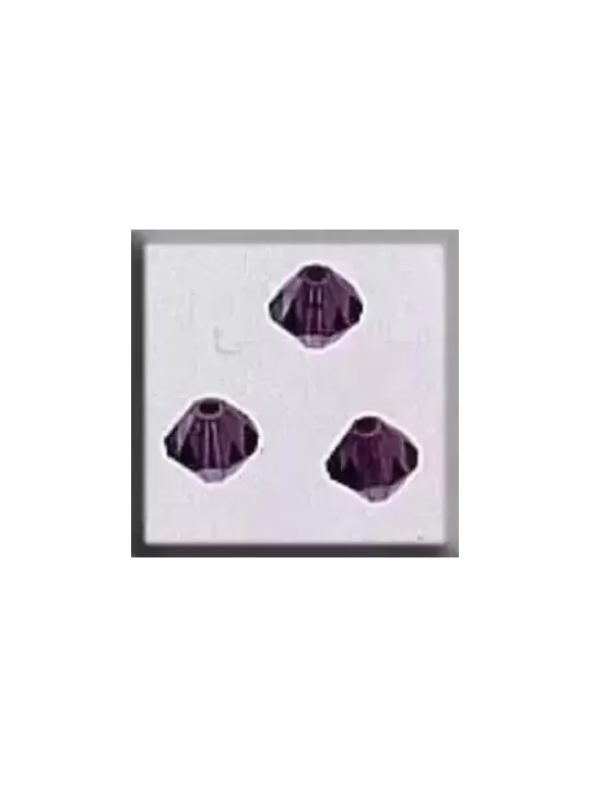 Charms MILL HILL 13029 Rondele 4mm Amethyst AB - Crystal Treasures