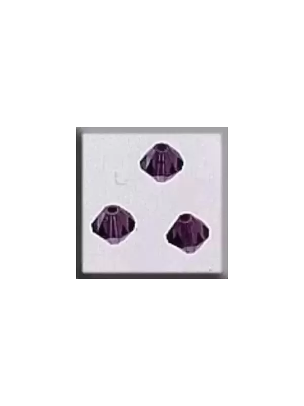 Charms MILL HILL 13029 Rondele 4mm Amethyst AB - Crystal Treasures