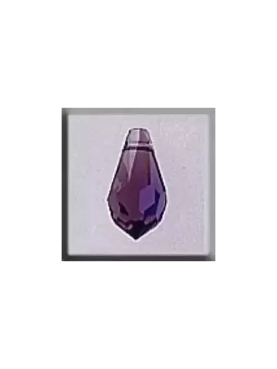 Charms MILL HILL 13052 Very Small Teardrop Amethyst AB - Crystal Treasures