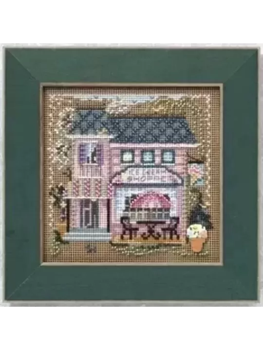 MILL HILL Kit Broderie Points comptés ICE CREAM SHOPPE