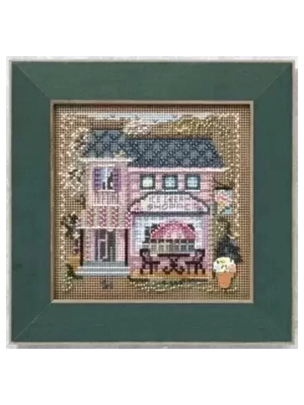 MILL HILL Kit Broderie Points comptés ICE CREAM SHOPPE