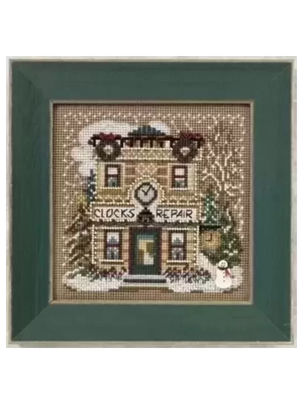 MILL HILL Kit Broderie Points comptés CLOCK SHOPPE