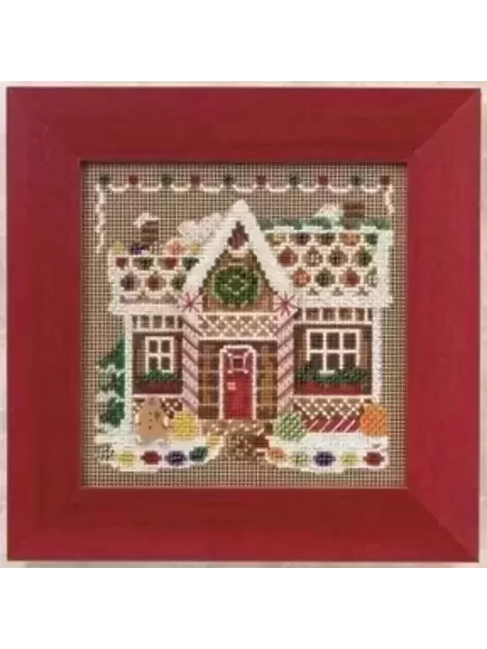 MILL HILL Kit Broderie Points comptés GINGERBREAD HOUSE