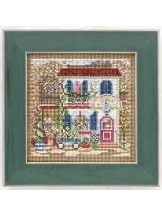 MILL HILL Kit Broderie Points comptés FLOWER SHOP