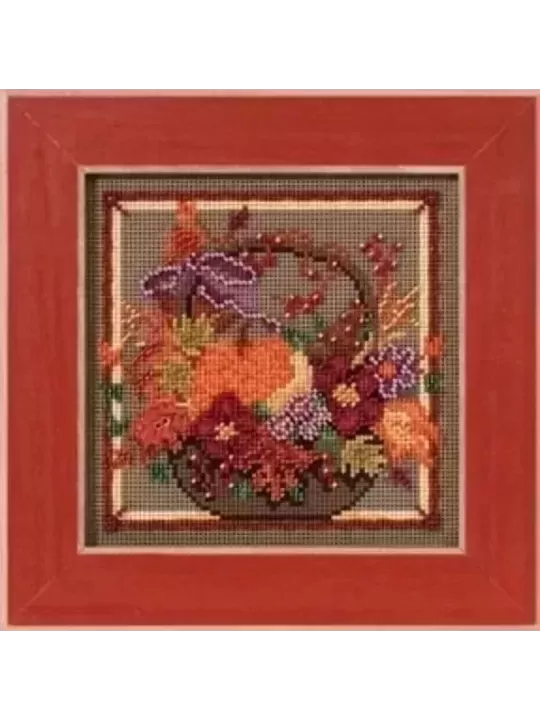 MILL HILL Kit Broderie Points comptés AUTUMN BASKET