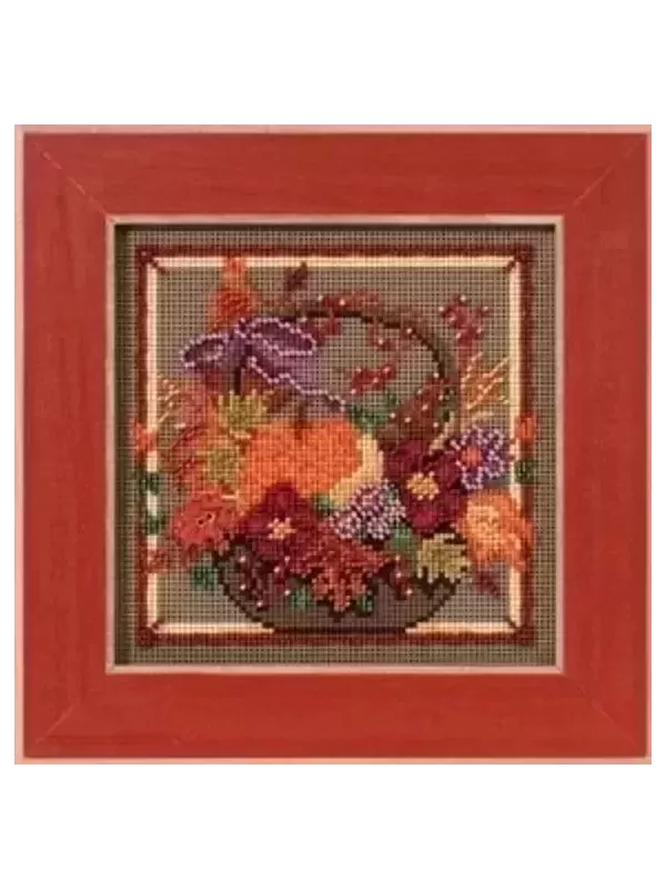 MILL HILL Kit Broderie Points comptés AUTUMN BASKET