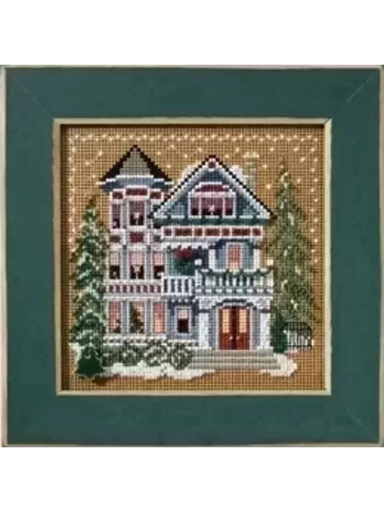 MILL HILL Kit Broderie Points comptés QUEEN ANNE HOUSE