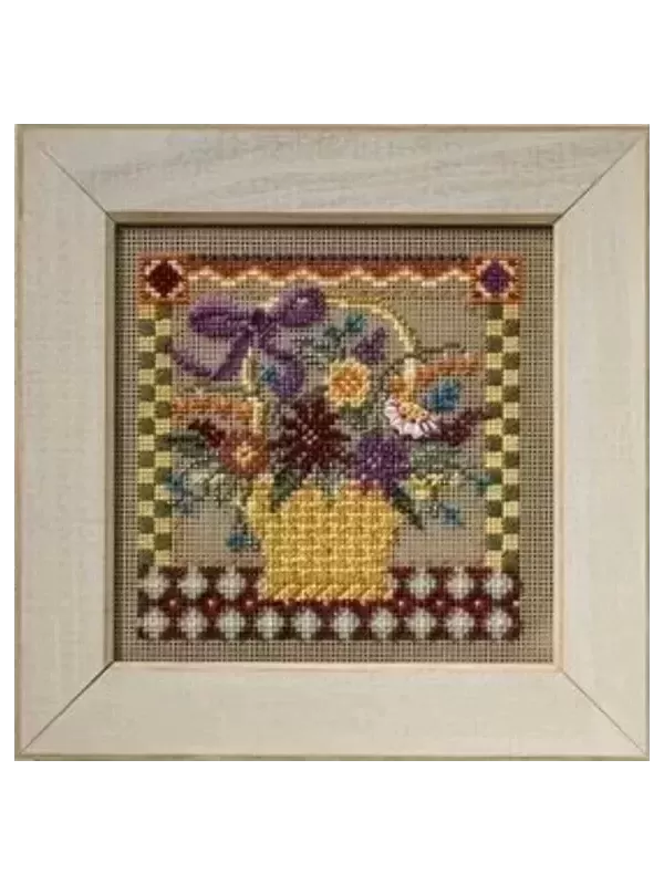 MILL HILL Kit Broderie Points comptés AUTUMN BASKET