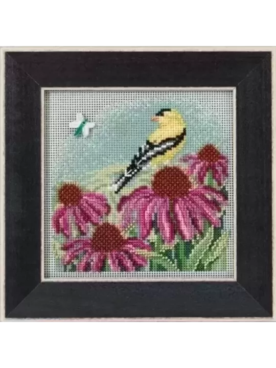 MILL HILL Kit Broderie Points comptés GOLDFINCH