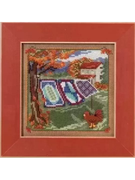 MILL HILL Kit Broderie Points comptés COUNTRY QUILTS