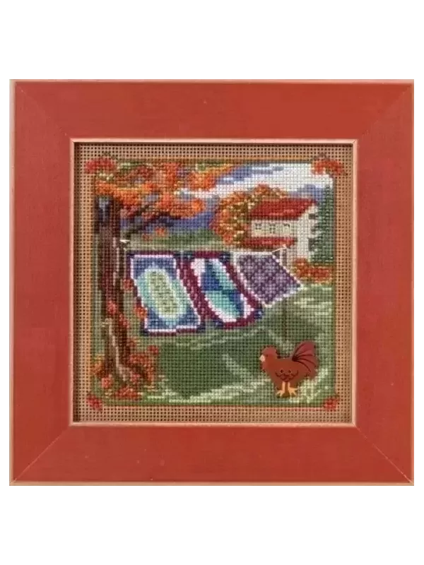 MILL HILL Kit Broderie Points comptés COUNTRY QUILTS