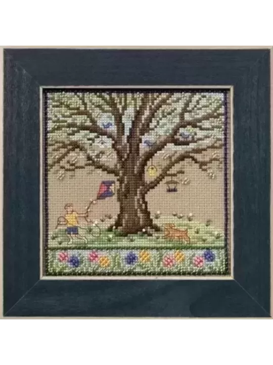 MILL HILL Kit Broderie Points comptés SPRING OAK