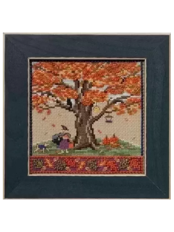 MILL HILL Kit Broderie Points comptés FALL OAK