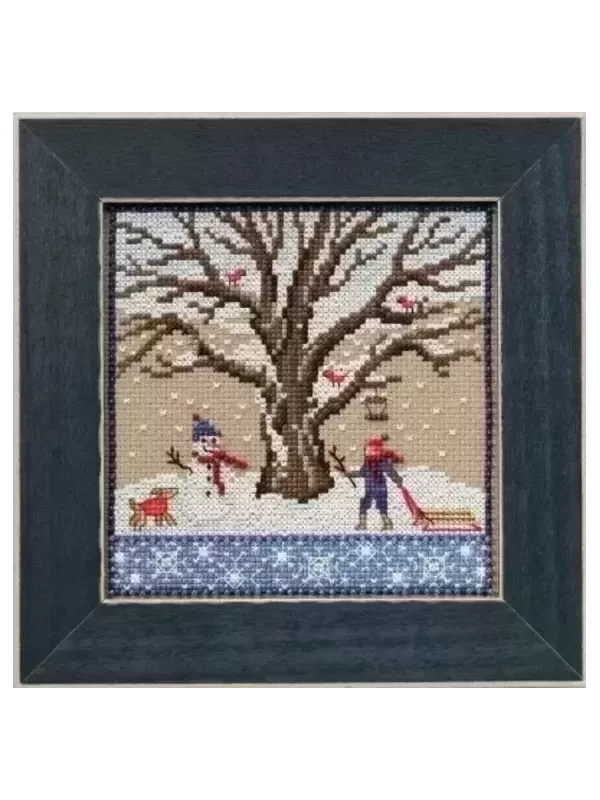 MILL HILL Kit Broderie Points comptés WINTER OAK