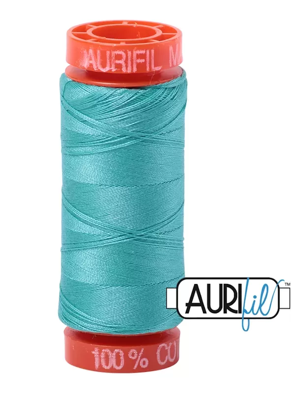 FIL COTON MAKO 50 AURIFIL 1148 Light Jade - Petite bobine de 200 mètres