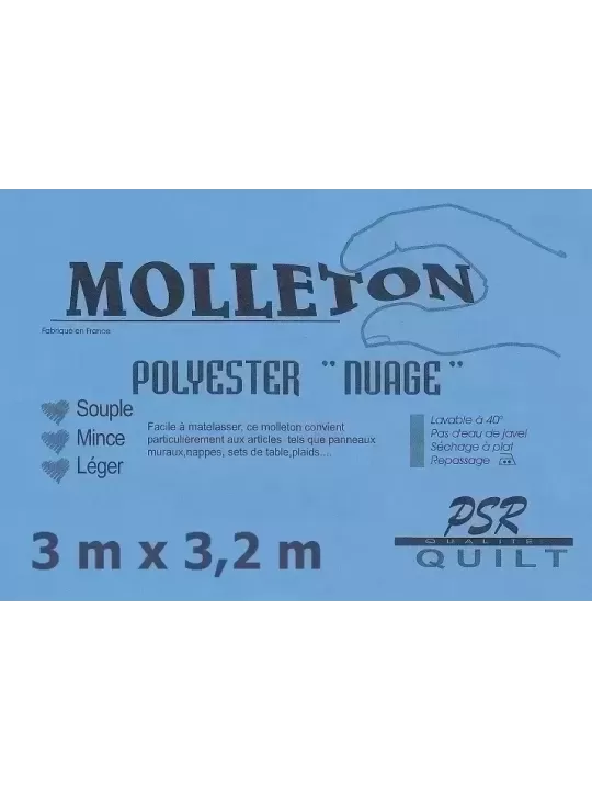 PSR QUILT Molleton polyester NUAGE 3,0m x 3,2m