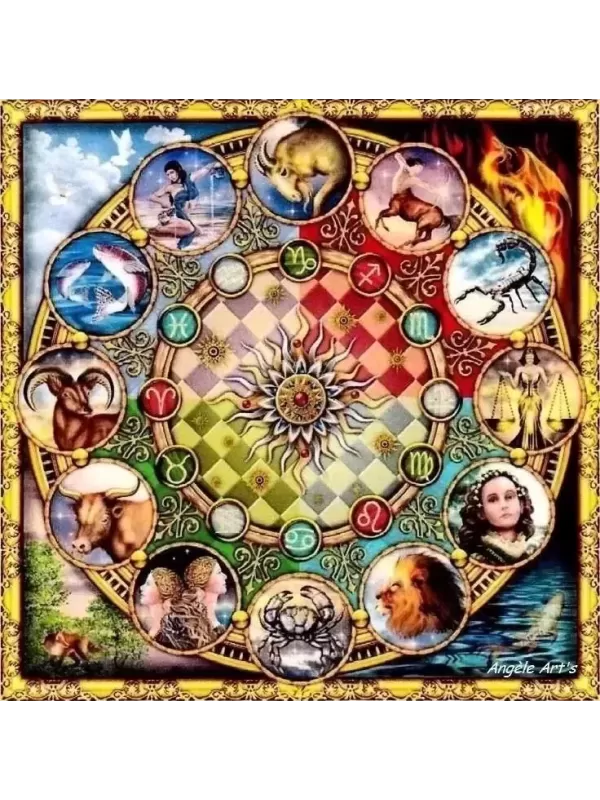 HEAVEN & EARTH DESIGNS - ZODIAC MANDALA de Ciro MARCHETTI