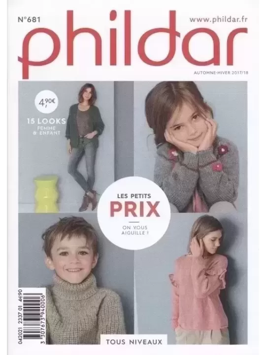 Catalogue PHILDAR 681 Femme/Enfant Hiver