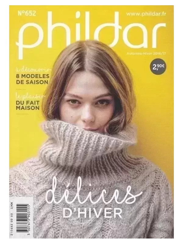 Catalogue PHILDAR 652 Femme Hiver