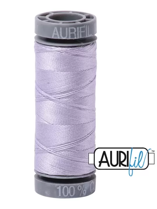 FIL COTON MAKO 28 AURIFIL 2560 Iris - Petite bobine de 100 mètres