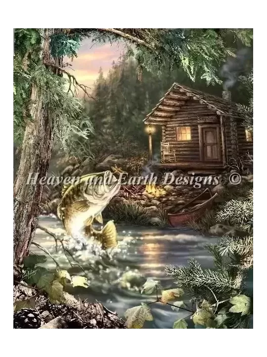 HEAVEN & EARTH DESIGNS - GONE FISHIN de Dona GELSINGER