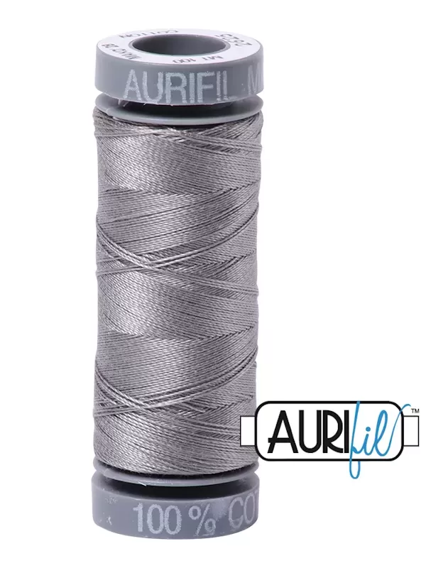 FIL COTON MAKO 28 AURIFIL 2625 Artic Ice - Petite bobine de 100 mètres