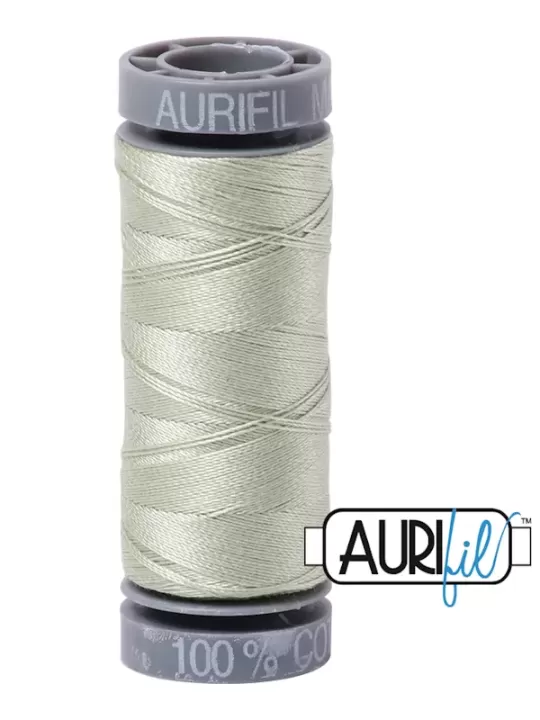 FIL COTON MAKO 28 AURIFIL 2908 Spearmint - Petite bobine de 100 mètres