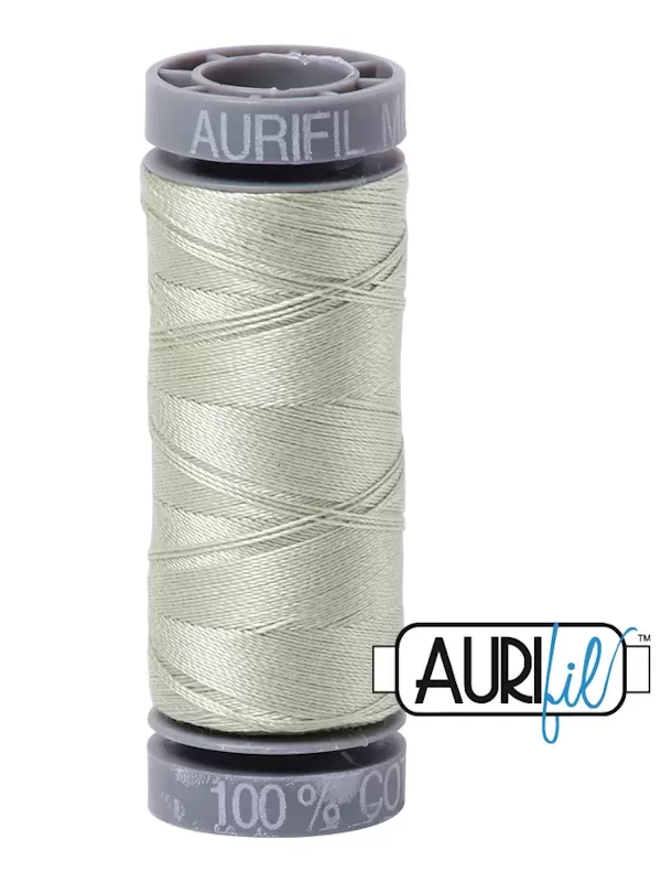 FIL COTON MAKO 28 AURIFIL 2908 Spearmint - Petite bobine de 100 mètres