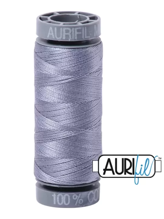 FIL COTON MAKO 28 AURIFIL 6734 Swallow - Petite bobine de 100 mètres