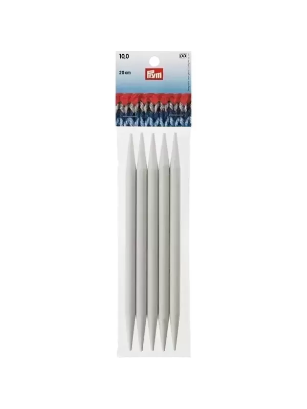 PRYM Aiguilles à tricoter 2 pointes 20cm N° 10