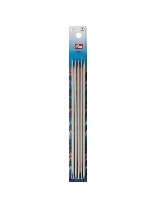 PRYM Aiguilles à tricoter 2 pointes 20cm N° 3,5