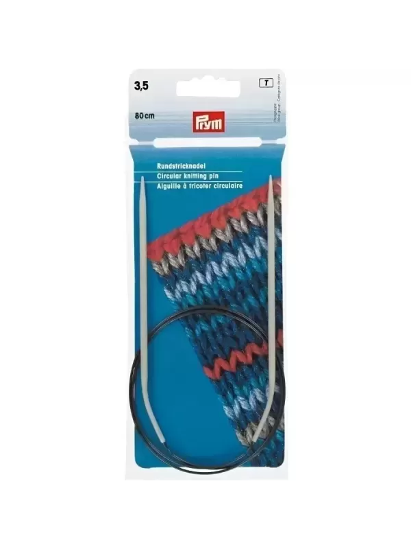 PRYM Aiguille à tricoter circulaire 80cm N° 3,5