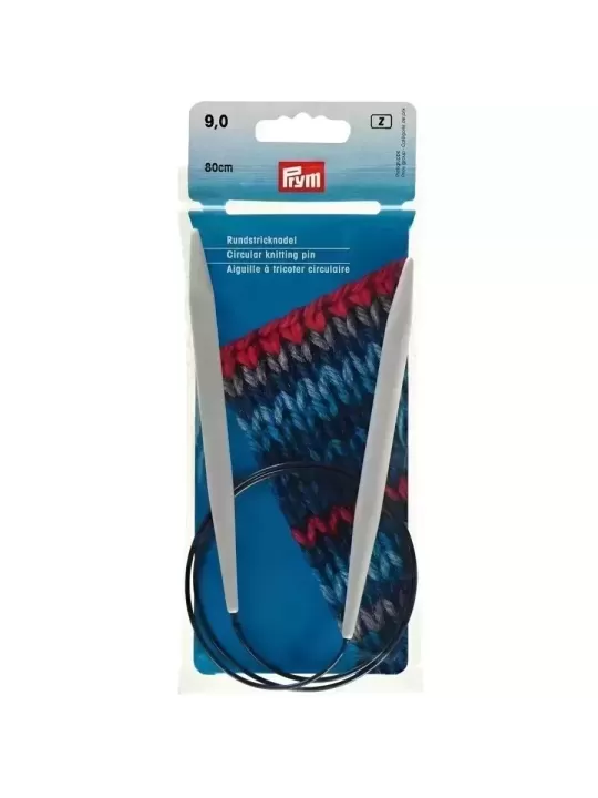 PRYM Aiguille à tricoter circulaire 80cm N° 9