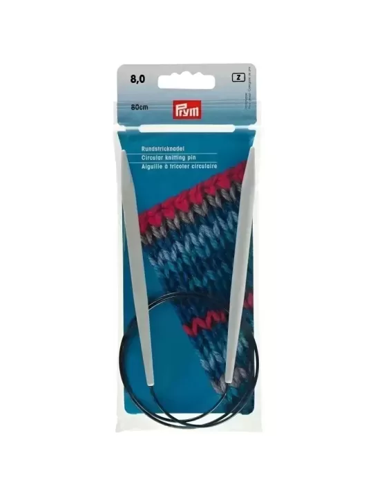 PRYM Aiguille à tricoter circulaire 80cm N° 8