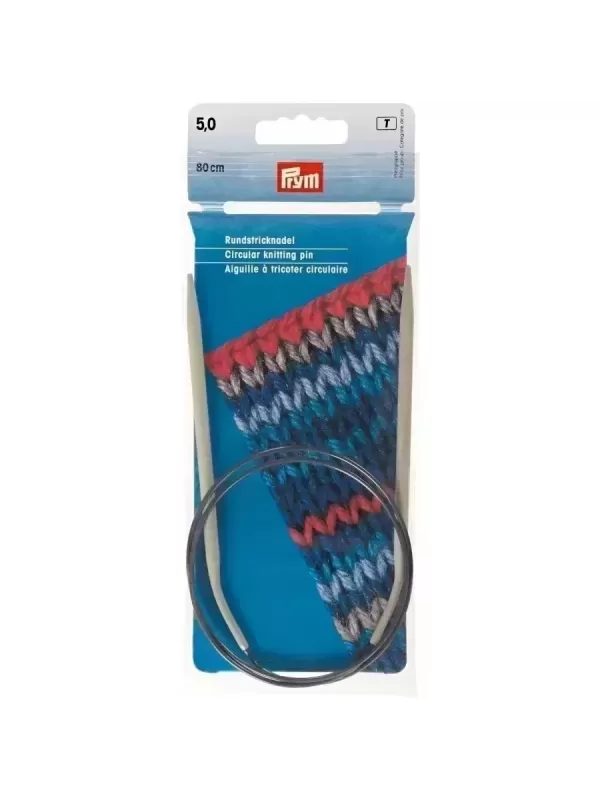 PRYM Aiguille à tricoter circulaire 80cm N° 5