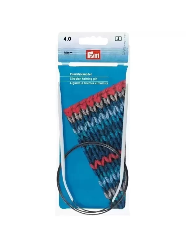 PRYM Aiguille à tricoter circulaire 80cm N° 4