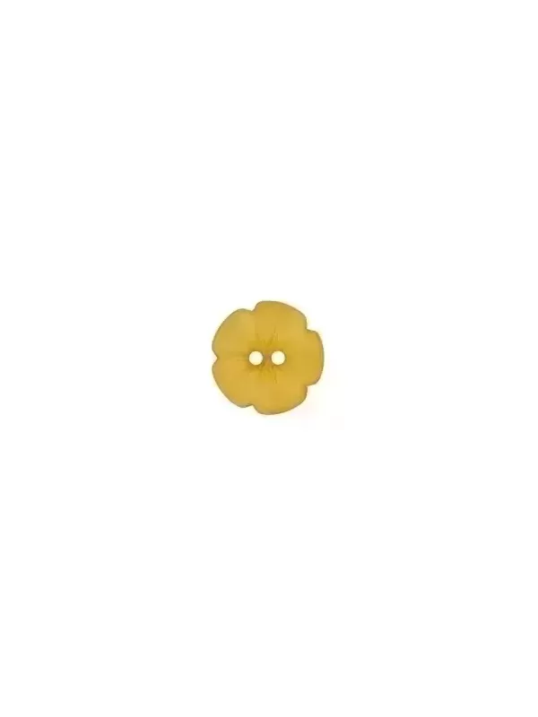 Bouton à coudre FLEUR Jaune