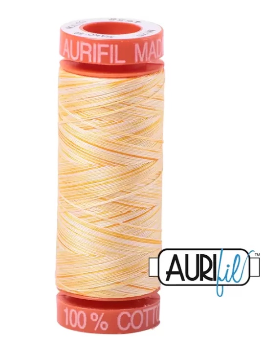 FIL COTON MAKO 50 AURIFIL 4658 Limoni di Monterosso - Petite bobine de 200 mètres