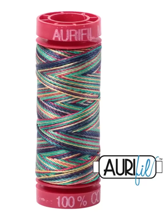 FIL COTON MAKO 12 AURIFIL 3817 Marrakesh - Petite bobine de 50 mètres