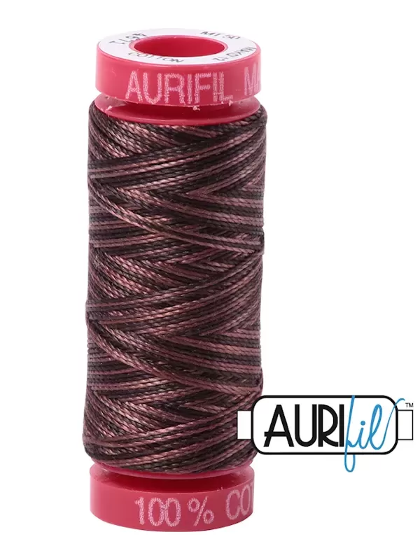 FIL COTON MAKO 12 AURIFIL 4671 Mocha Mousse - Petite bobine de 50 mètres