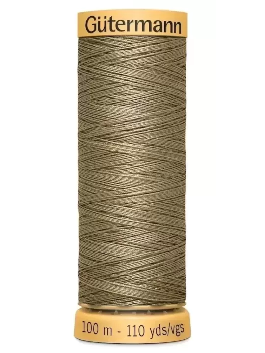 GÜTERMANN FIL COTON NATUREL C50 N° 1015  - Bobine de 100 mètres