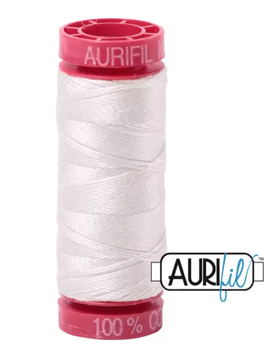 FIL COTON MAKO 12 AURIFIL 6722 Sea Biscuit - Petite bobine de 50 mètres