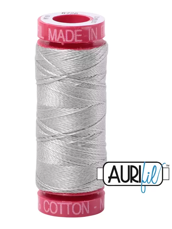 FIL COTON MAKO 12 AURIFIL 6726 Airstream - Petite bobine de 50 mètres